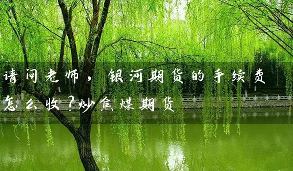 请问老师，银河期货的手续费怎么收？炒焦煤期货_https://www.qdjntc.com_纯碱期货_第1张